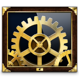 Steampunk System Preferences Icon 256x256 png